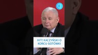 (subskrybuj) HIT! Kaczyński o KOŃCU GOTÓWKI #shorts
