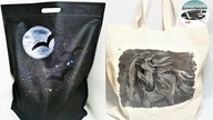 2 pomysły na ozdobienie eko-toreb [2 IDEAS FOR DECORATION ECO-BAGS] Pomysły plastyczne dla każdego
