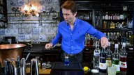 Niebieskie Kamikaze - płonące szoty - przepisy na drinki na Mójbar.pl