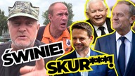 TUSK TO ŚWINIA! KACZYŃSKI? KAWAŁ SKUR***! Polacy o FAŁSZOWANIU wyborów!