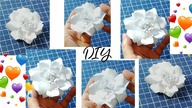 Papierowy kwiat. Efektowny i łatwy kwiat z papieru.Jak zrobić? DIY