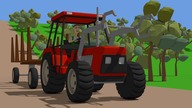 Sawmill - Tractor Fairy Tale for Kids | Farmer | Bajki Traktory - Wyprawa do Tartaku
