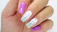 Lavender nails art / Elisium