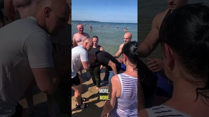 Publiczna modlitwa pełna mocy na plaży w Gdańsku! #blazingFIRE #tomaszdorozala
