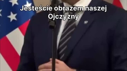 Jesteście obrazem naszej Ojczyzny.  Poruszające słowa o Polsce.