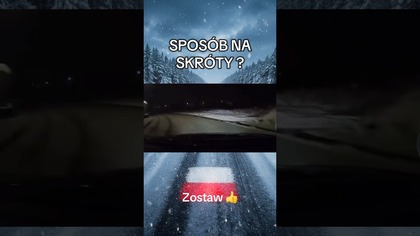 Śnieg i gaz w podłodze skrót czy głupota? Sekunda od tragedii! #zima #droga #polscykierowcy