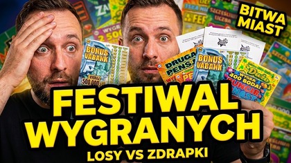 Zdrapki VS Ekspres Losy!  O WOOOW!  To chyba najlepsza bitwa na kanale! 