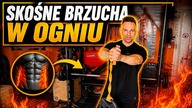 ŻELAZNY CORE i Skośne Brzucha - rotacje z gumą i ciężarkiem