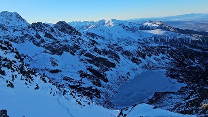 Skrajny Granat w Tatrach - Zachód słońca zimą 2025 (4k)