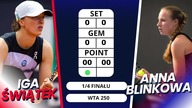 Świątek - Blinkowa - LIVE - 1/4 finału WTA 250 Bad Homburg - 17:50 - 29. 06. 2023r.