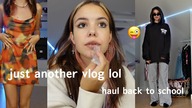 luźny domowy vlog + haul back to school