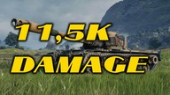 WORLD OF TANKS  T110E5  11,5 K DMG