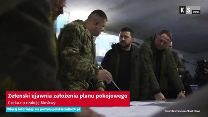 Zełenski ujawnia założenia planu pokojowego.  Czeka na reakcję Moskwy [KS Info]