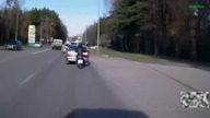 Podw&oacute;jny pech motocyklisty