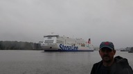 Wyjście promu z portu Göteborg