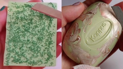 Soap Carving ASMR Relaxing Sounds no talking Satisfying ASMR Video