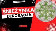 Śnieżynka na szydełku #451