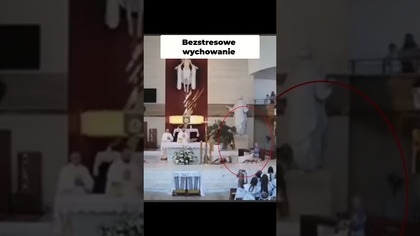 Bezstresowe wychowanie #wpadka #kosciol #short #figurka