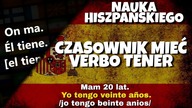 Czasownik mieć tener - Najlepsza metoda nauki języka hiszpańskiego
