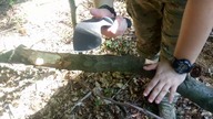 Test maczeta kukri od Mil-tec
