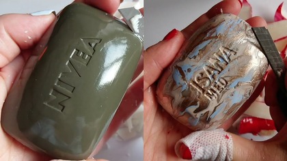 Soap Carving ASMR Relaxing Sounds no talking Satisfying ASMR Video