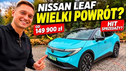 WIELKI POWRÓT NISSANA LEAF!  622 km zasięgu i cena od 149 900 zł! HIT czy KIT?