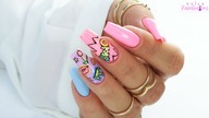 Freehand stickers pop art nails art tutorial / Gabrielle Nails Charbonne