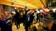 Radość w gorzowskim sztabie wyborczym Andrzeja Dudy