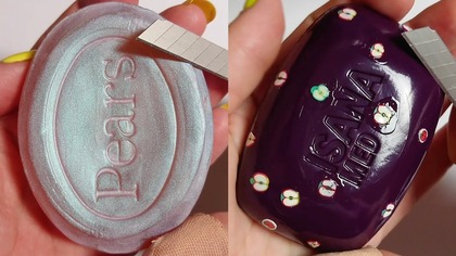 Soap Carving ASMR Relaxing Sounds no talking Satisfying ASMR Video