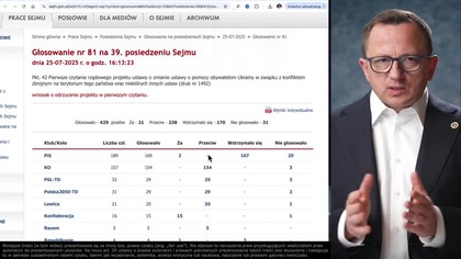 Dlaczego Polska płaci za Ukraińc&oacute;w Miliardy Złotych Rocznie? Tomasz Piekielnik (27.07.2025)