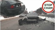 Wypadek na Wale Miedzeszyńskim w Warszawie - sprawca poszukiwany #564 Wasze Filmy