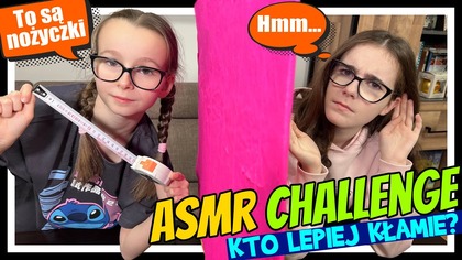 ASMR CHALLENGE.  Kto lepiej kłamie cz. 2 #fikimikiagatkiimoniki