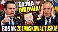 BOSAK ODPALIŁ BOMBĘ! TAJNA UMOWA TUSKA Z UKRAINĄ MOŻE GO POGRĄŻYĆ!