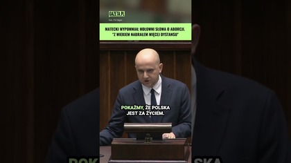 Matecki wypomniał Hołowni słowa o aborcji.  Tak zareagował marszałek #shorts