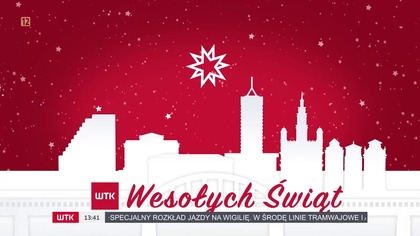 WTK - Przerywnik z Mateuszem Borysem i ident stacji w bożonarodzeniowej oprawie graficznej (23. 12. 2025)