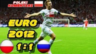 Polska 1:1 Rosja Euro 2012, skrót meczu, Polski komentarz HD