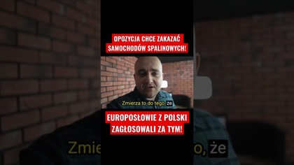 OD 2035 ZAKAZ DLA SAMOCHODÓW SPALINOWYCH! Opozycja to poparła! 