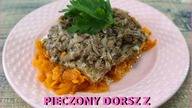 Nigdy nie jadłam tak pysznej ryby! Łatwo i pysznie! Pieczony dorsz z pieczarkami i marchewką.