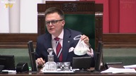  Berkowicz wręcza Hołowni MROŻONE USZKA Z GRZYBAMI do zamrażarki sejmowej! XD
