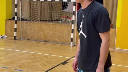 Skacze jak Piotr Żyła #shorts #skoki #trening #koszykówka