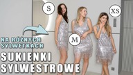 MIERZYMY SUKIENKI SYLWESTROWE NA 3 SYLWETKACH