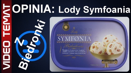 Lody Symfonia z Biedronki - Opinia