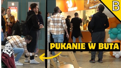 PUKANIE W BUTA (MYŚLELI ŻE COŚ SPADŁO)