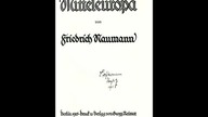 Friedrich Naumann - Europa Środkowa (Mitteleuropa).  Część 1