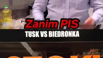 Tusk Vs Gazetka z biedronki , promocja na pomidory #polityka #tusk #śmieszne #inflacja #memy #polska
