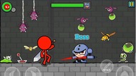 Red Stickman Animation Fighting Stick cartoons puzzle game Level 51-60 + BOSS Walkthrough free games