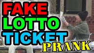 Fake Lotto Ticket Prank by Tom Mabe