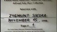 Zygmunt Sikora Historia mówiona Auschwitz Buchenwald 1