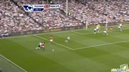 Premier League sezon 2010/2011 Fulham 0-1 Manchester United Scholes