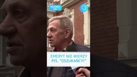 (subskrybuj) Emeryt NIE WIERZY PiS Oszukańcy! #shorts
